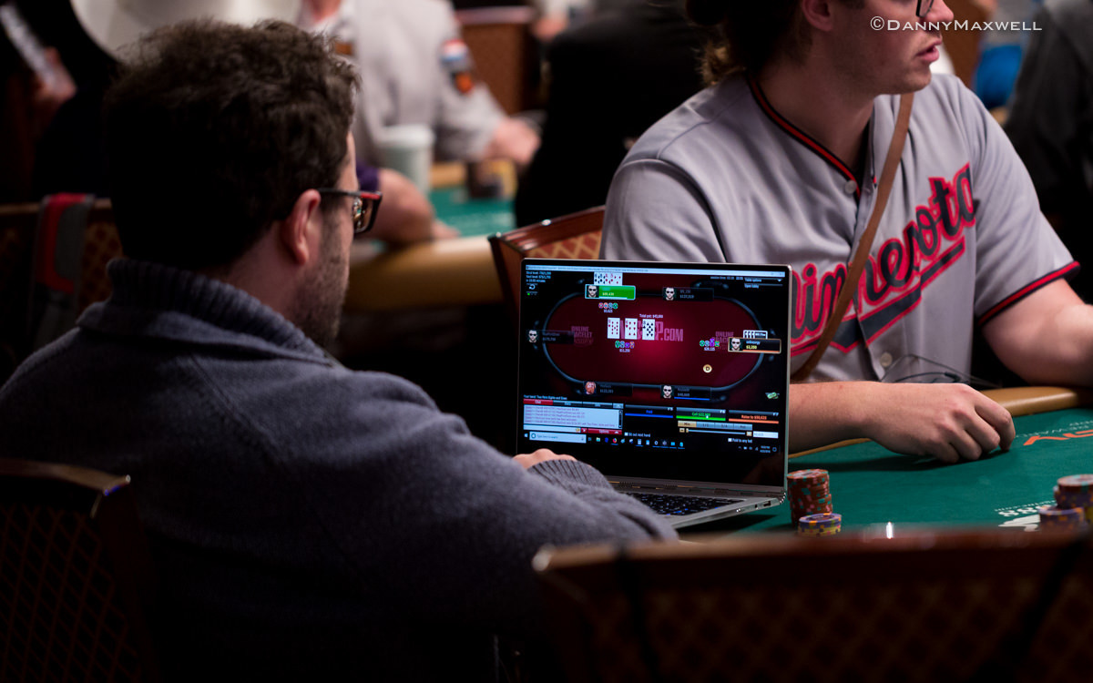 Anthony Zinno playing on WSOP.com