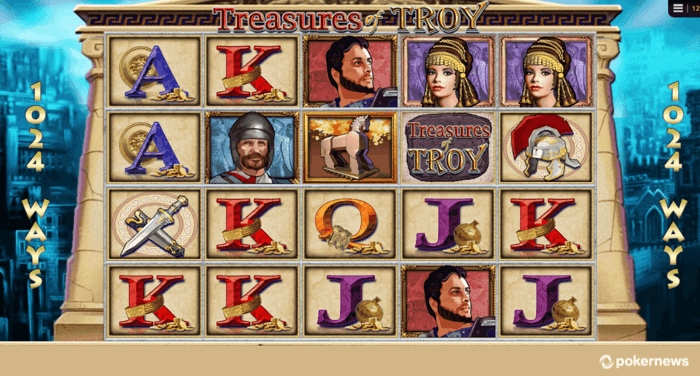 treasures of troy slot